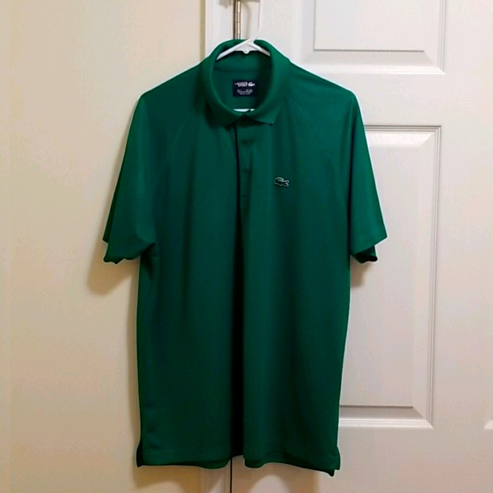 Green sports polyester shirt